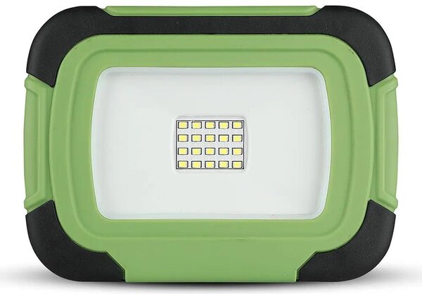 V-TAC akkumulátoros LED reflektor 10W természetes fehér 3600 mAh SOS funkció - SKU 20037