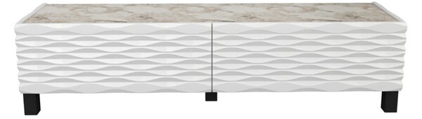 Lerze TV-állvány, fehér, 149,2 cm – TR322RTC2145