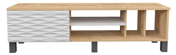 Olyo TV-állvány, fehér, 140 cm