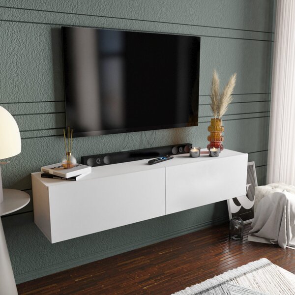 Poling TV-állvány, fehér, 159,7 cm – TR322RTC2171