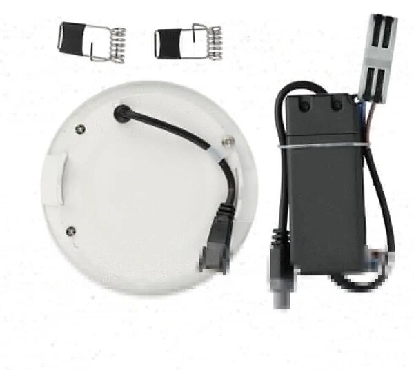 V-TAC süllyeszthető mennyezeti kerek LED panel 24W meleg fehér - SKU 724