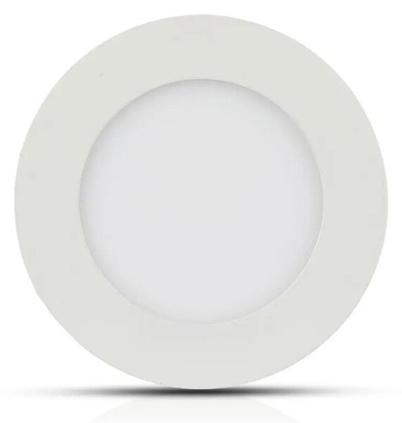 V-TAC süllyeszthető mennyezeti kerek LED panel 12W meleg fehér - SKU 712