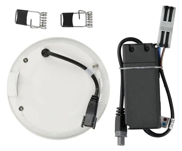 V-TAC süllyeszthető mennyezeti kerek LED panel 12W meleg fehér - SKU 712