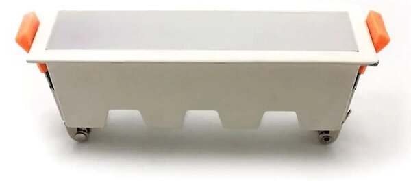 V-TAC süllyeszthető mennyezeti hosszúkás LED panel 10W meleg fehér - SKU 6401