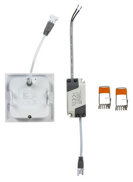 V-TAC süllyeszthető mennyezeti szögletes LED panel 3W hideg fehér - SKU 6297