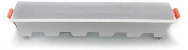V-TAC süllyeszthető mennyezeti hosszúkás LED panel 20W hideg fehér - SKU 6415