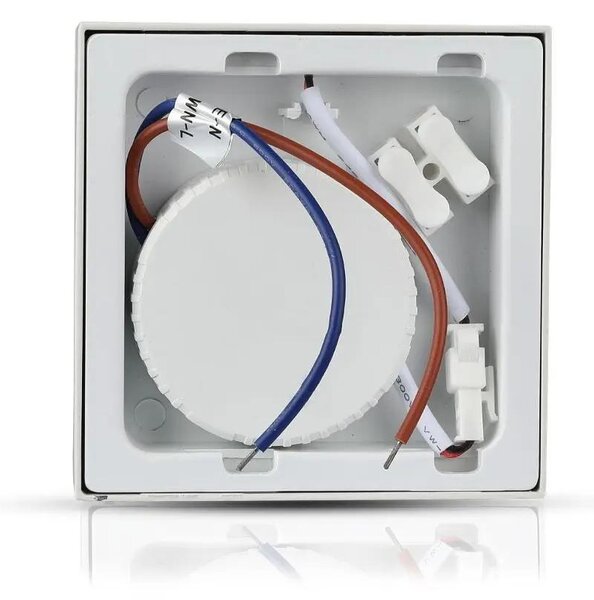 V-TAC falon kívüli mennyezeti szögletes LED panel 12W meleg fehér - SKU 4913