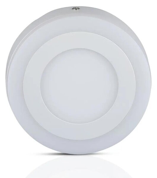 V-TAC falon kívüli mennyezeti kerek LED panel 8W természetes fehér - SKU 4891