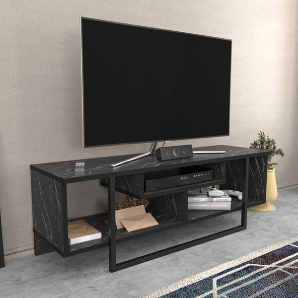 Asal TV-állvány, fekete, 120 cm – TR322RTC2189