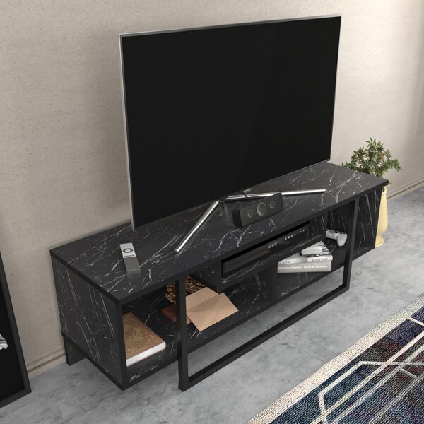 Asal TV-állvány, fekete, 120 cm – TR322RTC2189