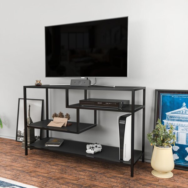 Robbins TV-állvány, fekete-antracit, 120 cm