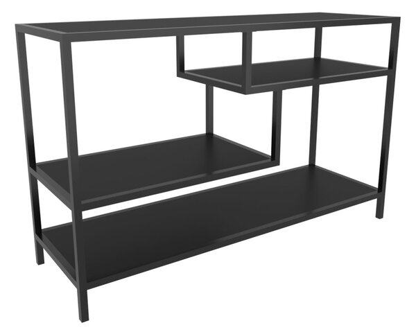 Robbins TV-állvány, fekete-antracit, 120 cm