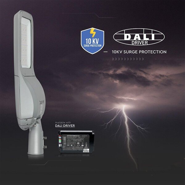 V-TAC utcai LED lámpa, térvilágító ledes lámpatest 160W természetes fehér - SKU 543