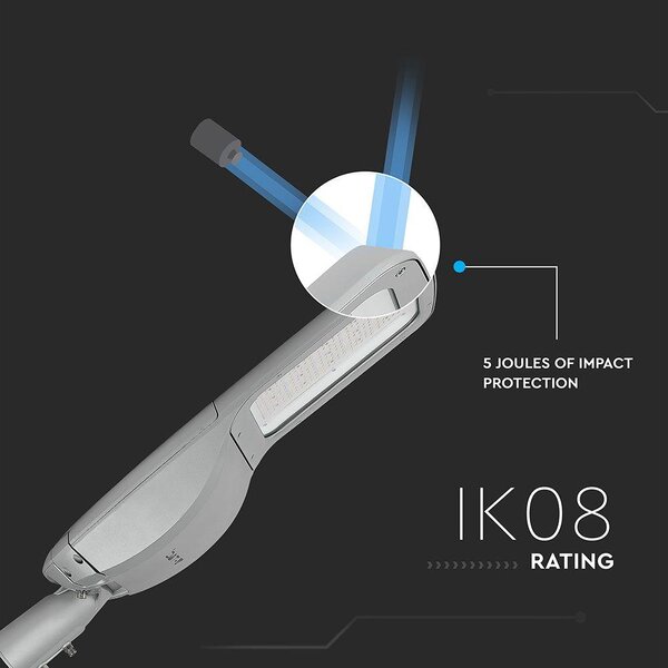 V-TAC utcai LED lámpa, térvilágító ledes lámpatest 160W természetes fehér - SKU 543
