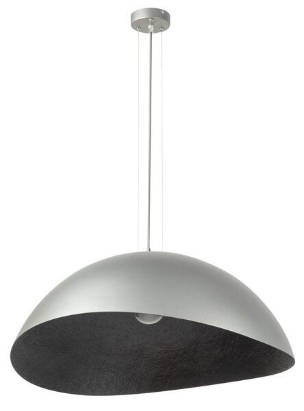 Függőlámpa SOLARIS, ezüst-fekete, 90 cm