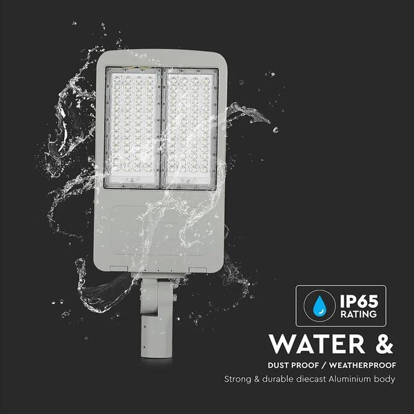 V-TAC utcai LED lámpa, térvilágító ledes lámpatest 150W hideg fehér - SKU 955