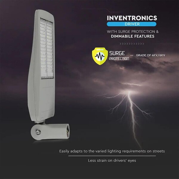 V-TAC utcai LED lámpa, térvilágító ledes lámpatest 150W hideg fehér - SKU 955