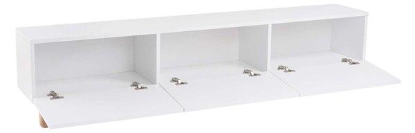 Alvin TV-állvány, fehér, 180 cm