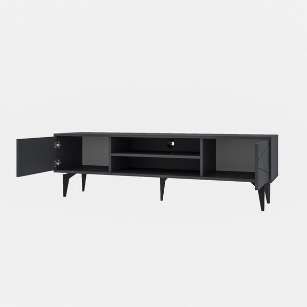 Brendon TV-állvány, antracit, 160 cm
