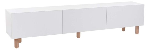Alvin TV-állvány, fehér, 180 cm