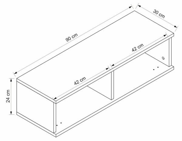 Vina komód, 90 cm – TR506MNR4345