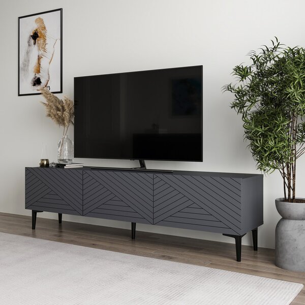 Felix TV-állvány, antracit, 160 cm