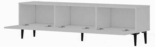Felix TV-állvány, fehér, 160 cm