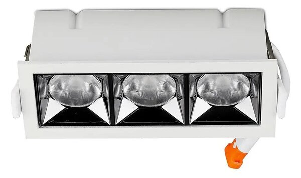 V-TAC süllyeszthető 12° mélysugárzó LED lámpa 12W hideg fehér - SKU 973