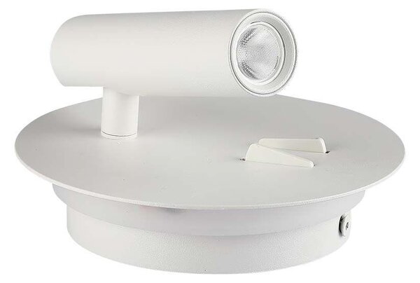 V-TAC fali LED COB olvasólámpa fehér 3+6W meleg fehér - SKU 211489