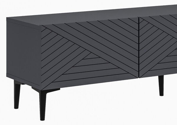 Felix TV-állvány, antracit, 160 cm