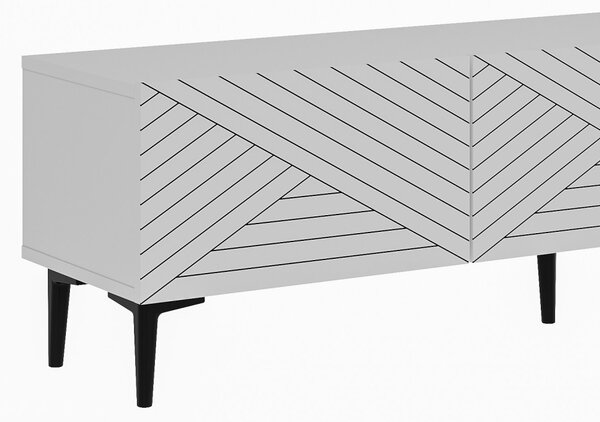 Felix TV-állvány, fehér, 160 cm