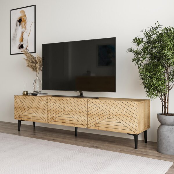 Felix TV-állvány, zafír tölgy, 160 cm