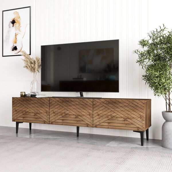 Felix TV-állvány, dió, 160 cm