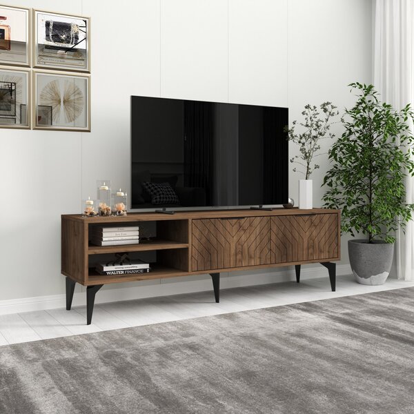 Regina TV-állvány, dió, 160 cm