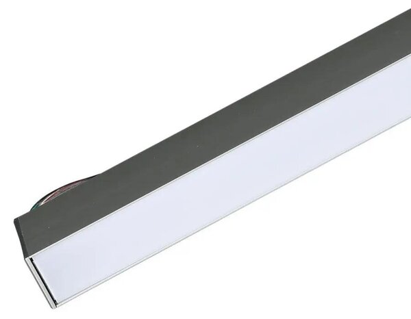 V-TAC ezüst mennyezetre függeszthető lineáris LED lámpa 120cm 40W hideg fehér - SKU 601