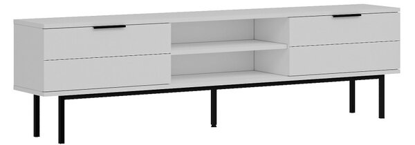 Paul TV-állvány, fehér, 180 cm