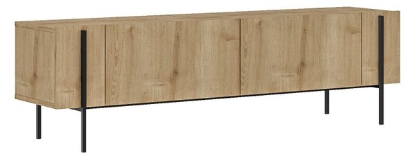 Herman TV-állvány, zafír tölgy, 160 cm