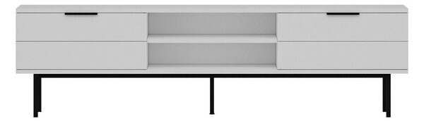 Paul TV-állvány, fehér, 180 cm