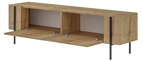 Herman TV-állvány, zafír tölgy, 160 cm