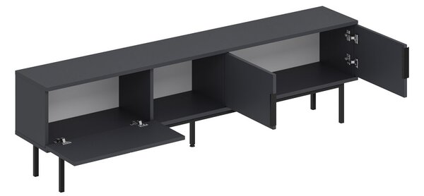 Ramsey TV-állvány, antracit, 180 cm