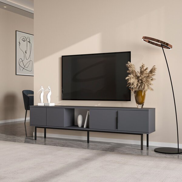 Ramsey TV-állvány, antracit, 180 cm