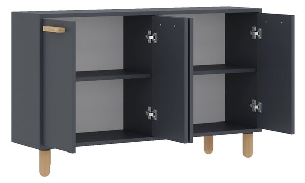Venedik komód, antracit, 120 cm