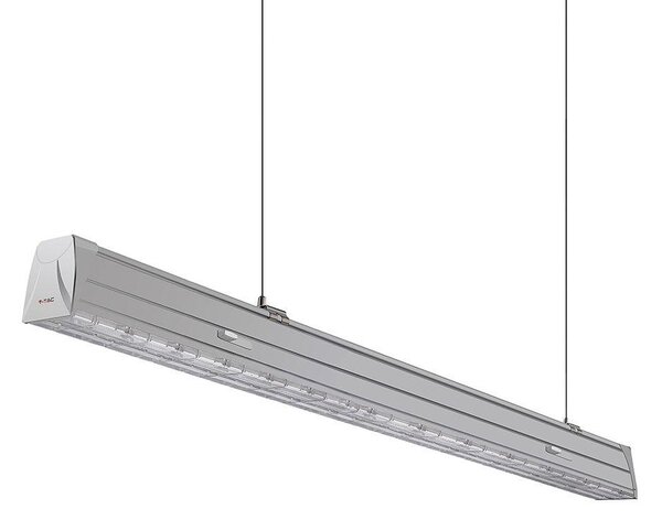 V-TAC függeszthető lineáris LED lámpa 150cm 50W aszimmetrikus természetes fehér (almodul) - SKU 1365