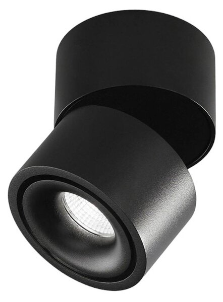 Egger Licht DLS LED mennyezeti reflektor Clippo S, fekete, dimmelhető, Fekete, Dolgozószoba / Iroda, Alumínium, Modern