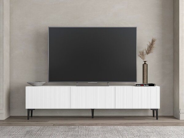 Oscar TV-állvány, fehér, 180 cm