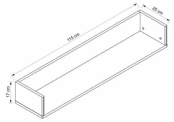Valento TV-állvány, 115 cm