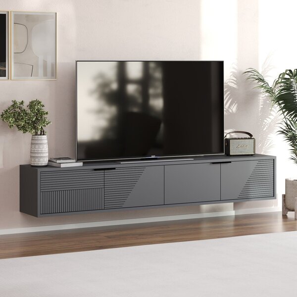 Parla TV-állvány, antracit, 180 cm