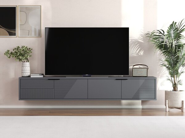 Parla TV-állvány, antracit, 180 cm
