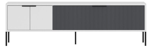 Noah TV-állvány, fehér-antracit, 150 cm