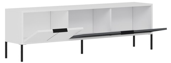 Noah TV-állvány, fehér-antracit, 150 cm